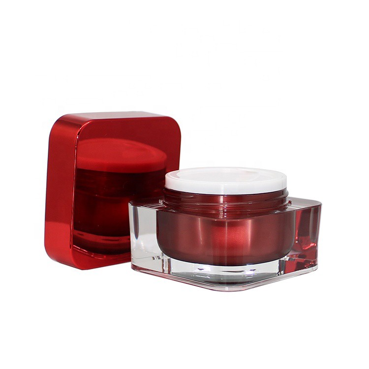 MJ003 Luxury acrylic cosmetic and beauty packaging and jars