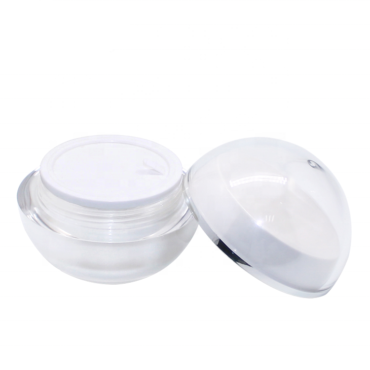 MJ009 Acrylic cosmetic ball jars skincare products