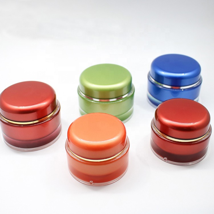 MJ010 Classic round acrylic beauty packaging and jars