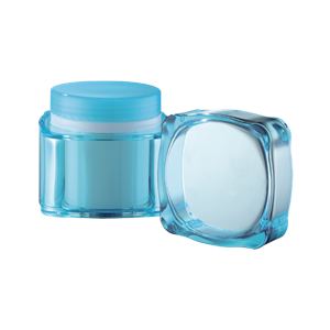 MJ034 Acrylic containers with dual chamber for cream