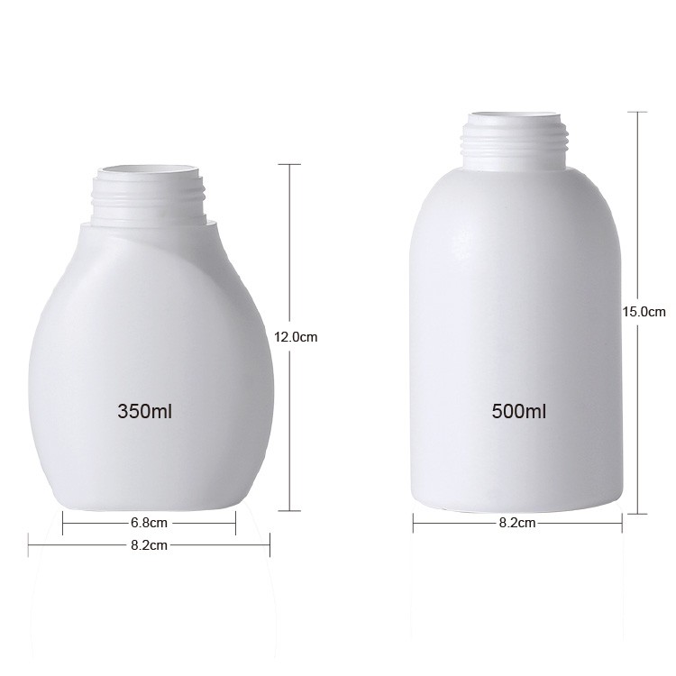 MB305 Plastic white HDPE bottles with foamer pump