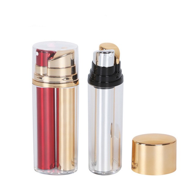 MB108 Gold dual chamber bottles with airless pump