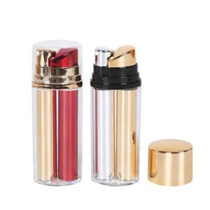MB108 Gold dual chamber bottles with airless pump