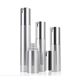 MS205 Tall brushed aluminum airless technology bottles
