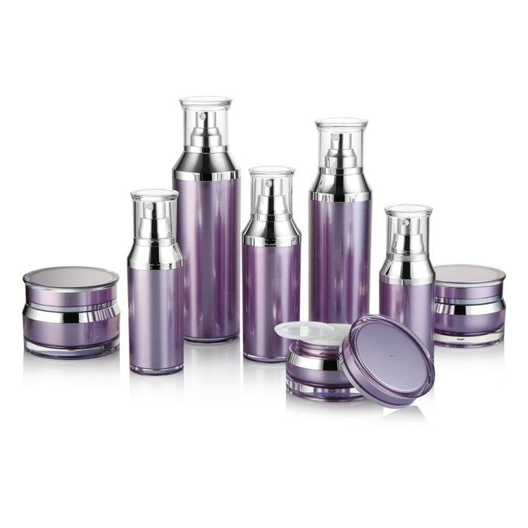 MB017 High quality acrylic cosmetic packaging bottles