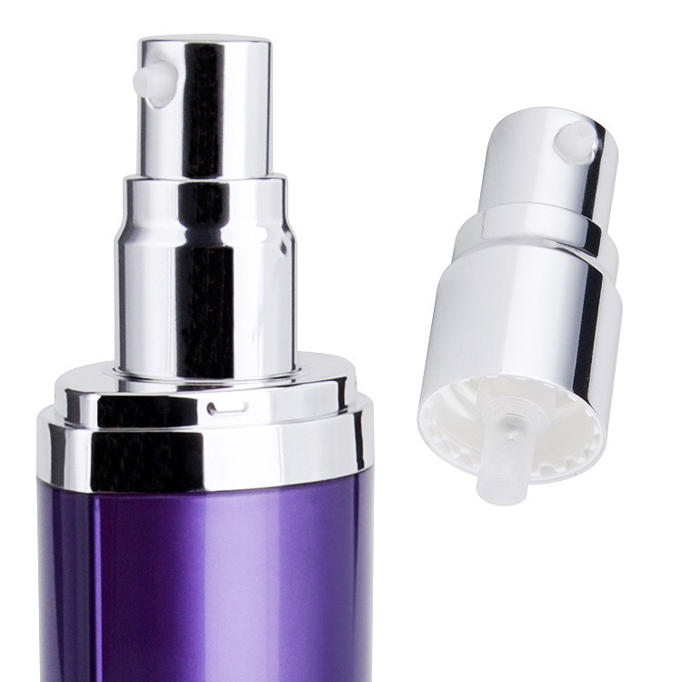 MB020 Acrylic oval skincare packaging serum bottles