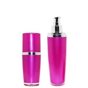 MB026 Red acrylic cosmetic bottles for moisturizers