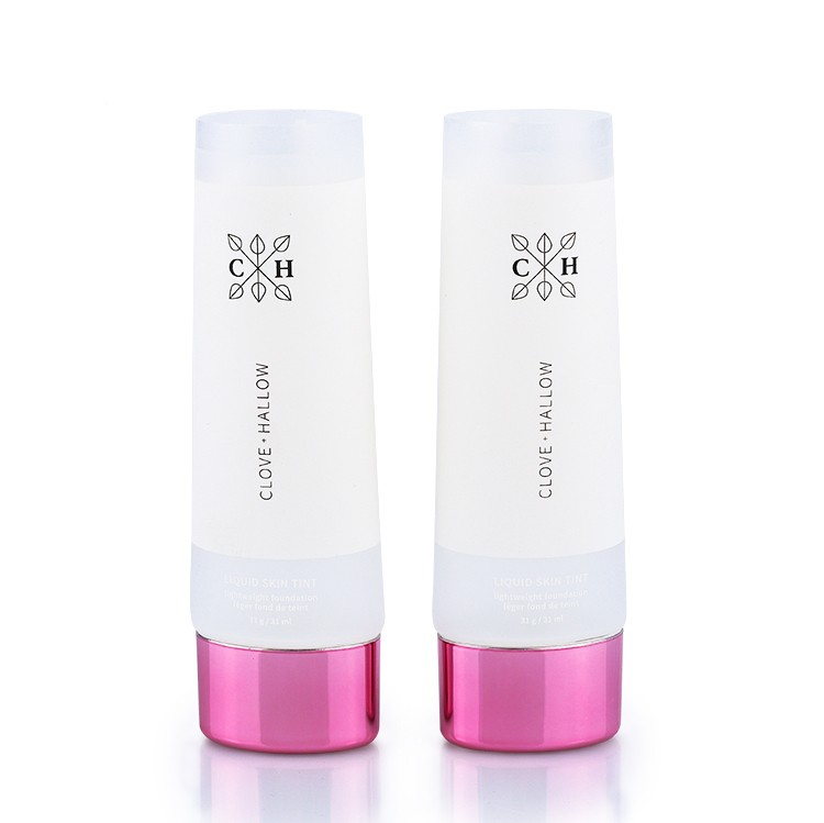 OT002 Oval Tube oval cosmetic tubes with flip top cap
