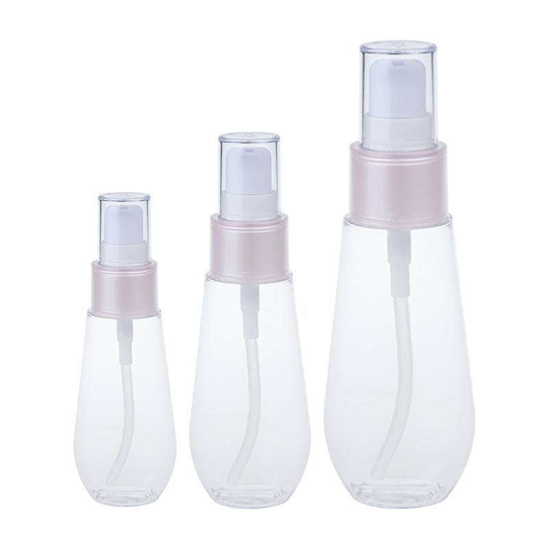 MB207 Clear plastic PETG cosmetic spray bottles
