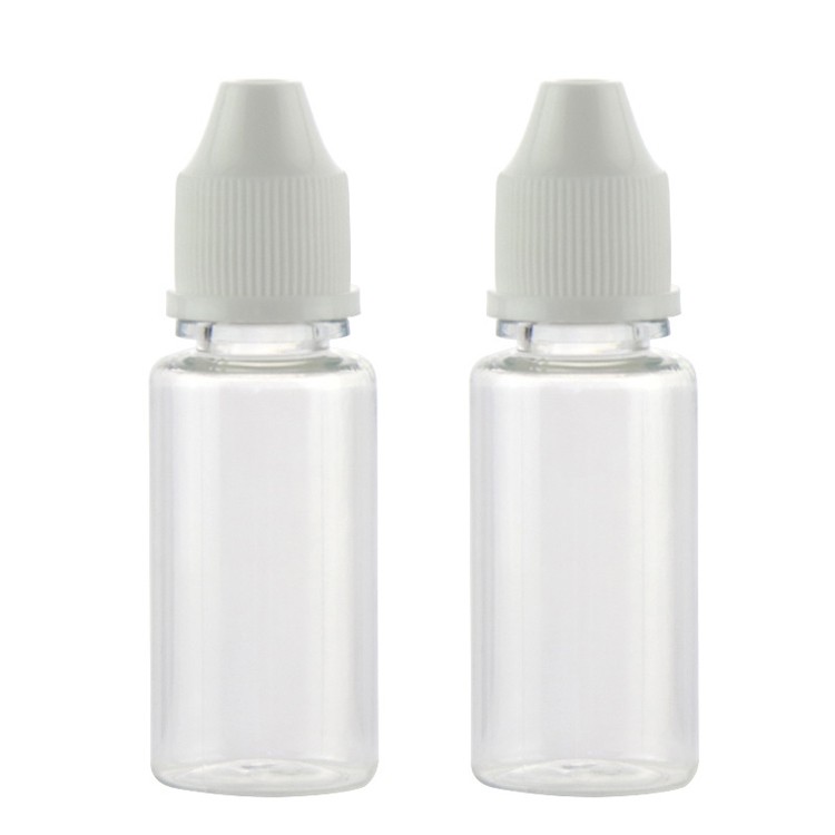 MP025 10ml clear PET bottle with eye dropper