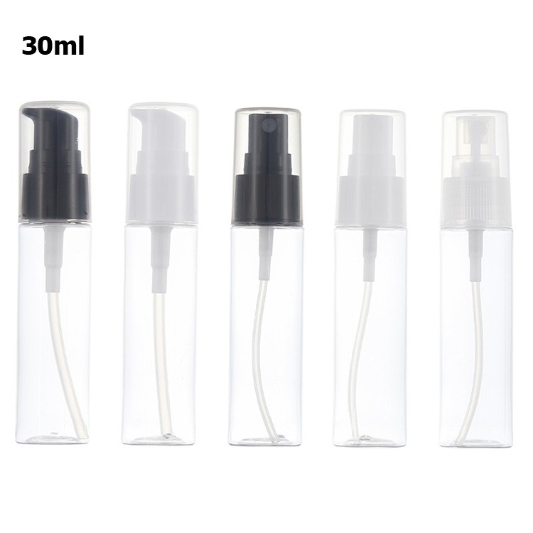 MP017 - MP020 clear PET bottles with pump for hand soap