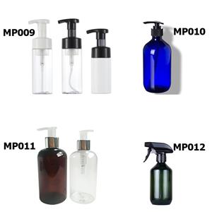 MP009 - MP012 Botellas de jabón y desinfectante de manos PET