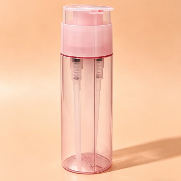 MB113 plastic 300ml dual chamber bottles