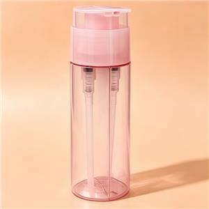 Botellas de plástico MB113 de 300 ml con doble cámara.