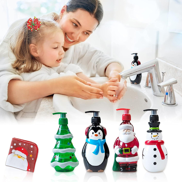 PET- Santa Claus bottles & Christmas tree bottles