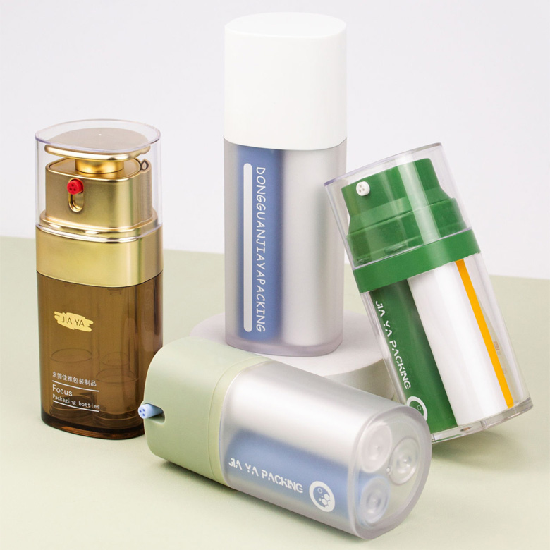 MB118 three chamber with dispensing pump bottles