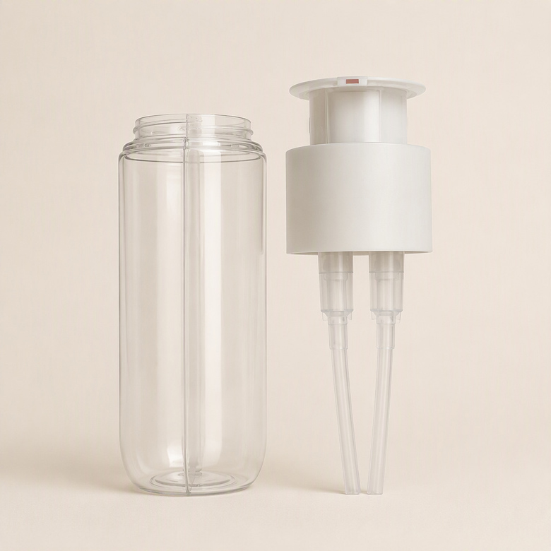 MB125 cheap dual dispensing pump bottle