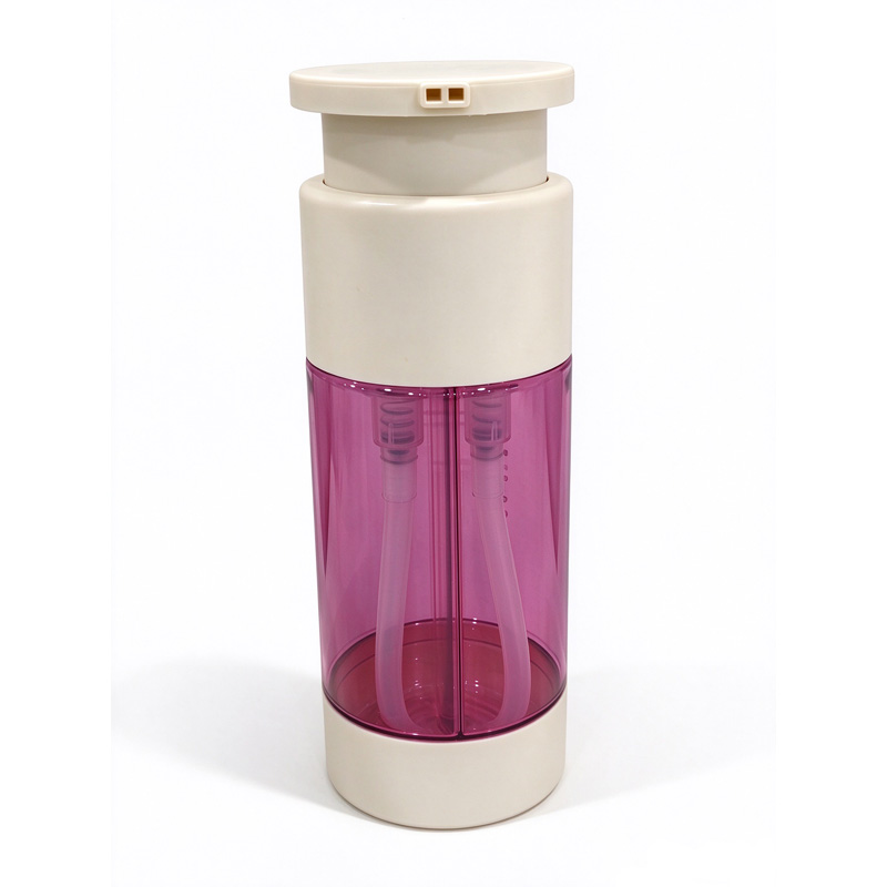 MB103 PET Column double chamber bottle with pump