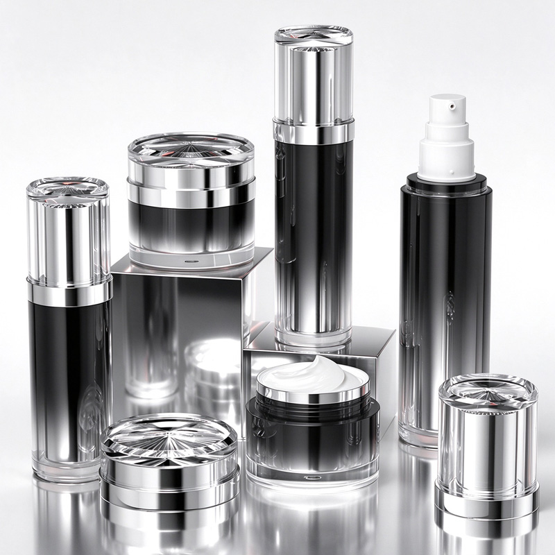 MB004 Luxe cosmetische verpakking met kolomgradiënt