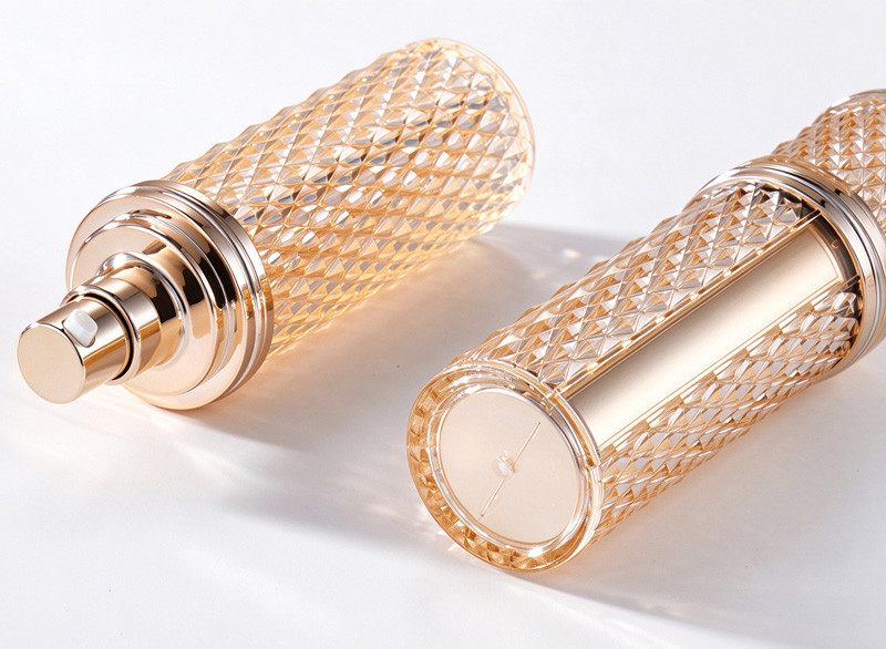 MB005 gold scaly pattern packaging bottles