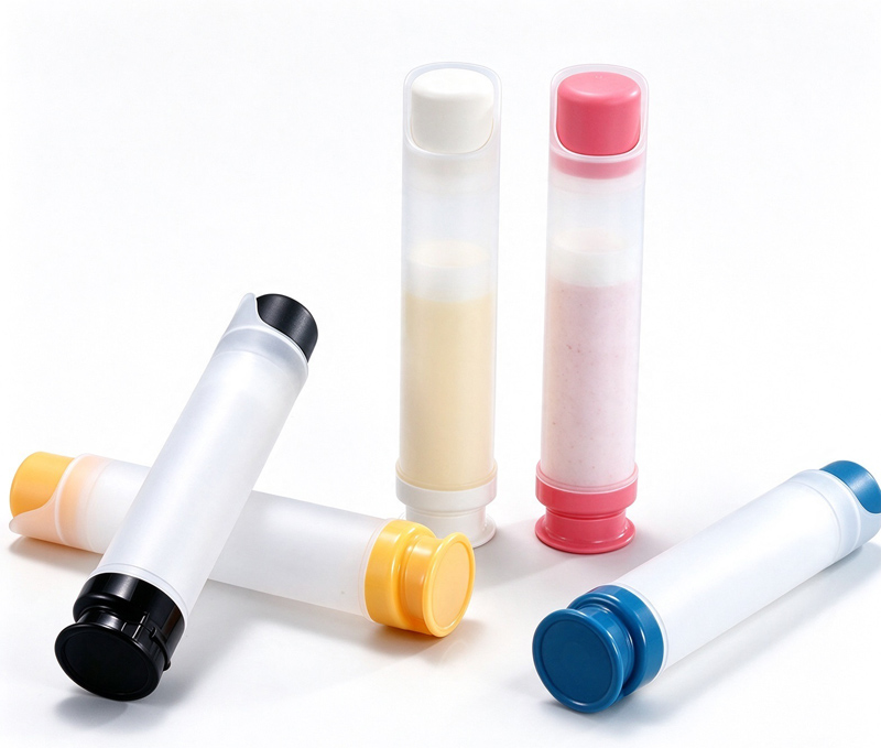 MS308 Column airless dispensing toothpaste tube