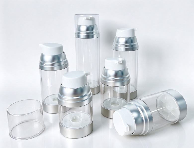 MS014 fat AS airless solutions system bottles