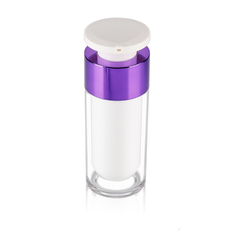 MS021 Gradual color twist lock airless pump cosmetic bottles