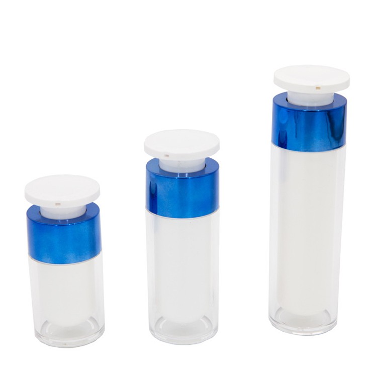 MS021 Gradual color twist lock airless pump cosmetic bottles