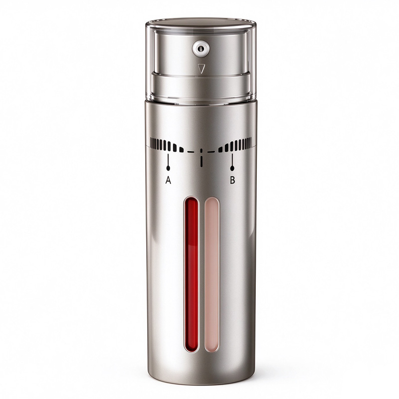 MB106 50ml adjustable ratio dual chamber pump bottles