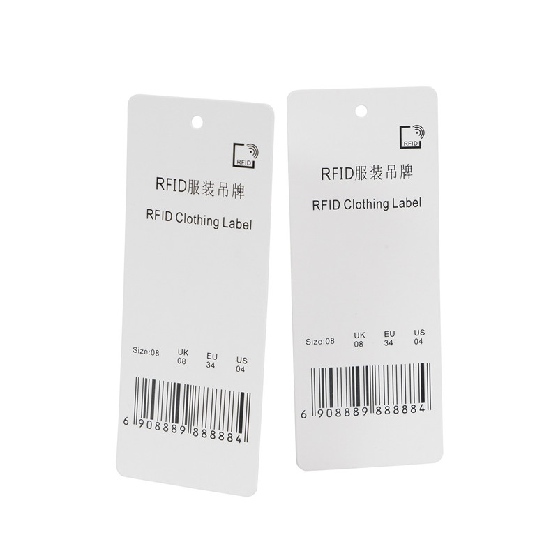 Etiqueta colgante RFID para prendas