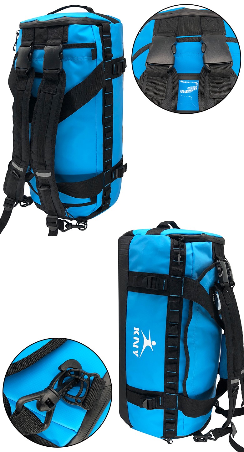 Supply Outdoor Travel Mens Waterproof PVC Heavy Duty Gym Duffel Bag Factory Quotes OEM