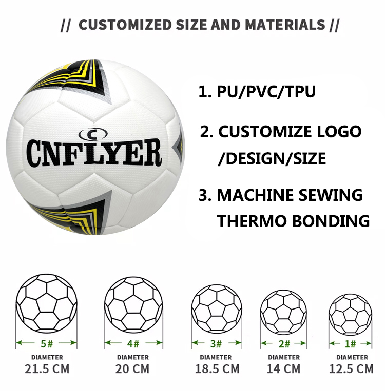 Supply Training Ball Size 5 Soccer Ball Official Match Football Balls