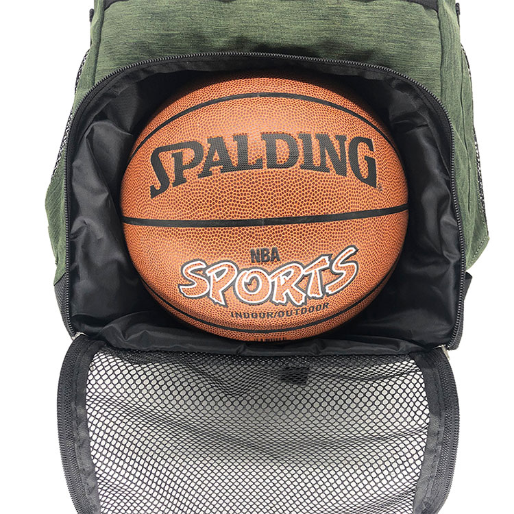 Большой спортивный мужской баскетбольный рюкзак с карманом для мяча .