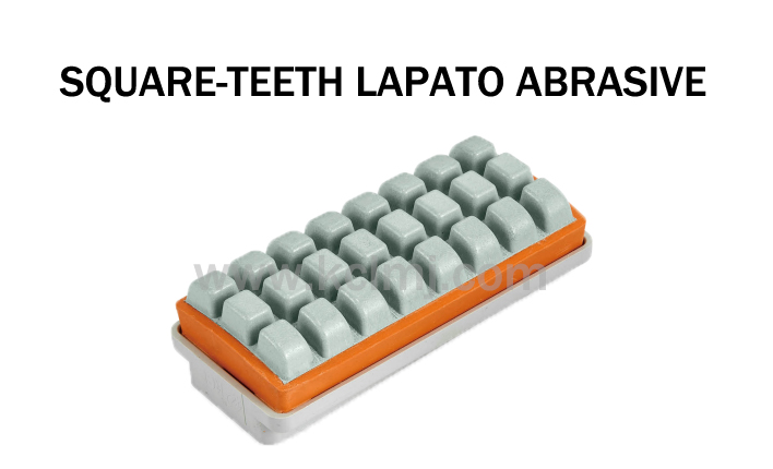 สารขัดถู LAPATO ฟันสี่เหลี่ยม