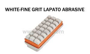 WHITE-FINE GRIT LAPATO ABRASIVE