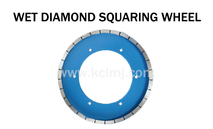WET DIAMOND SQUARING WHEEL