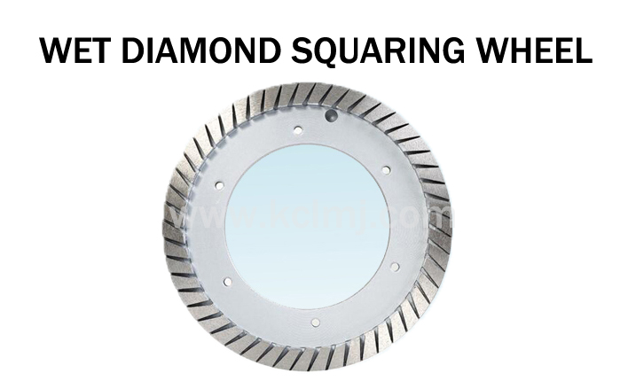 WET DIAMOND SQUARING WHEEL