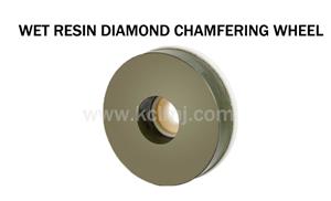 WET RESIN DIAMOND CHAMFERING WHEEL