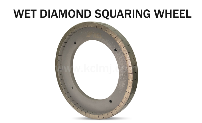 WET METAL BONDED DIAMOND SQUARING WHEEL