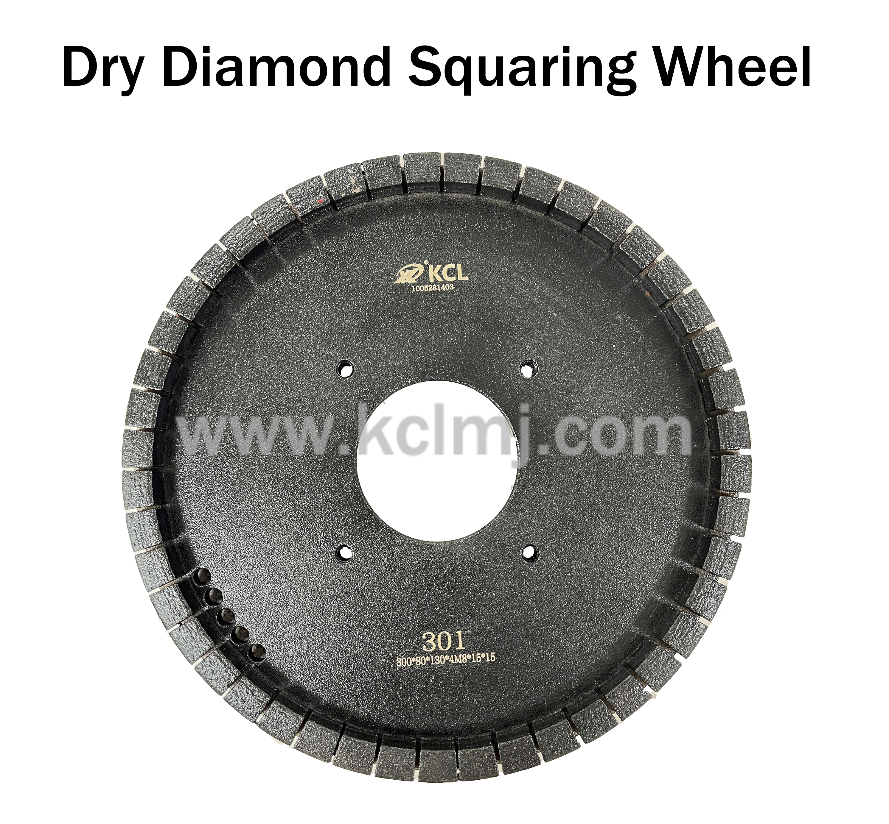 DRY DIAMOND SQUARING WHEEL WITH SEGMENTS
