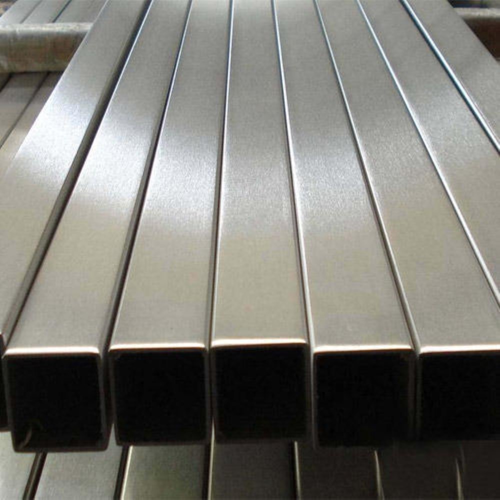 Polished decorative railings high quality ASTM ERW 50*50mm 0.88mm Thickness 304 300series stainless steel metal tubing