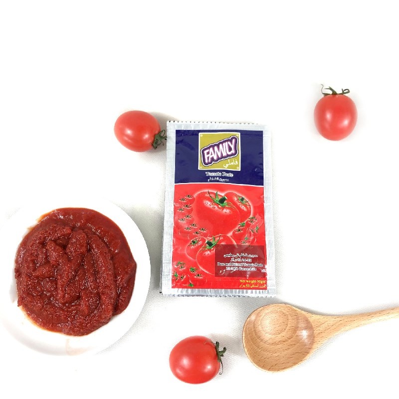 50 g köstliches Tomatenmark im Minibeutel