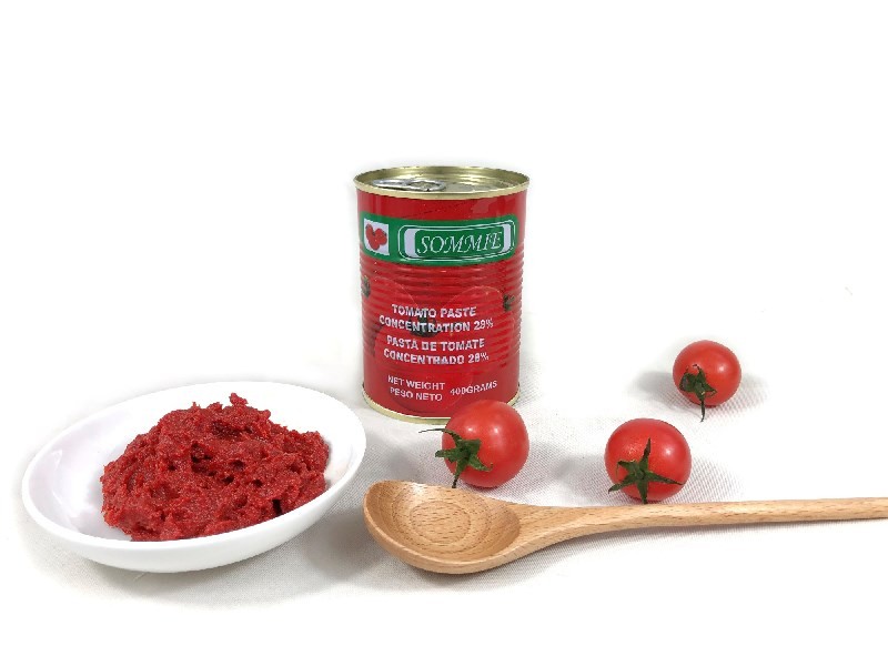 ซอสมะเขือเทศแบบกระป๋อง 400 กรัม