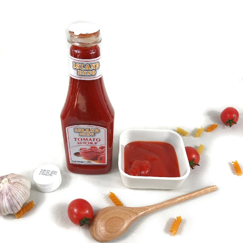 ซอสมะเขือเทศขวดพลาสติก 340 กรัม