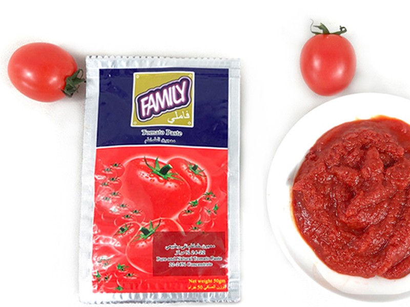 Pasta de tomate en bolsita