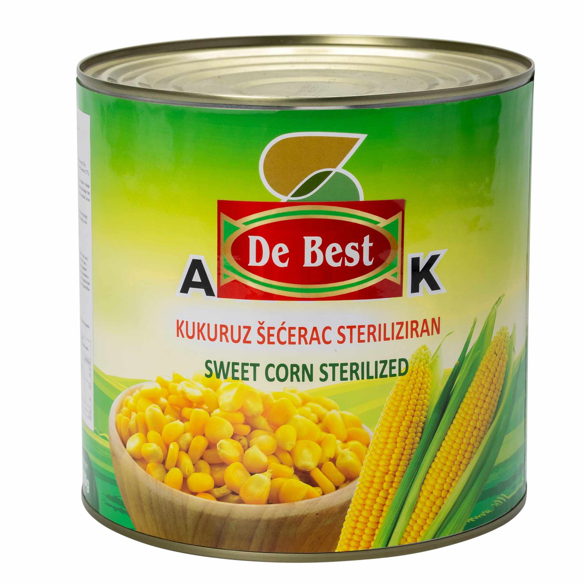 ขนาดบรรจุภัณฑ์และยี่ห้อต่างๆ ข้าวโพดหวานบรรจุกระป๋อง โออีเอ็ม