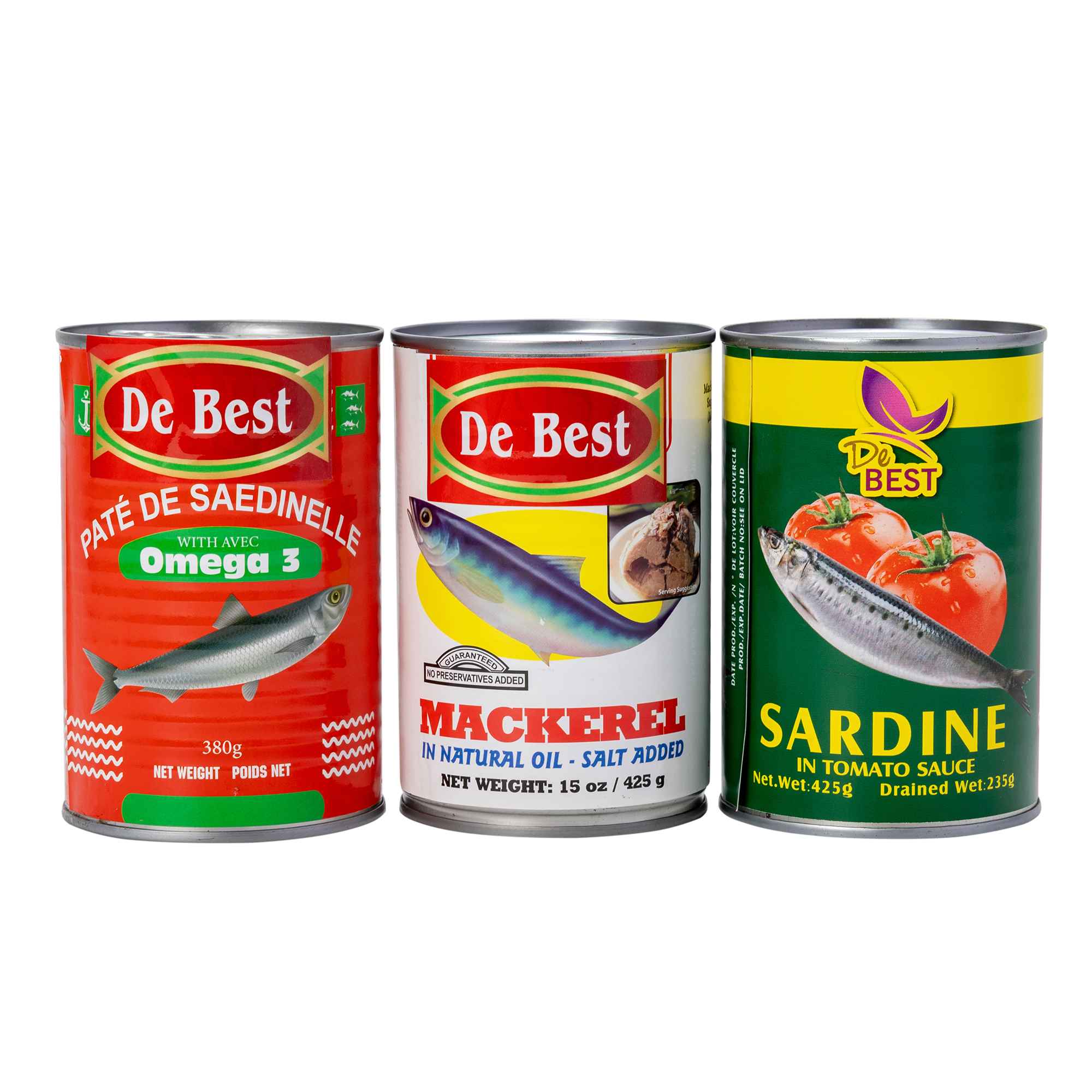 الماكريل المعلب في محلول ملحي