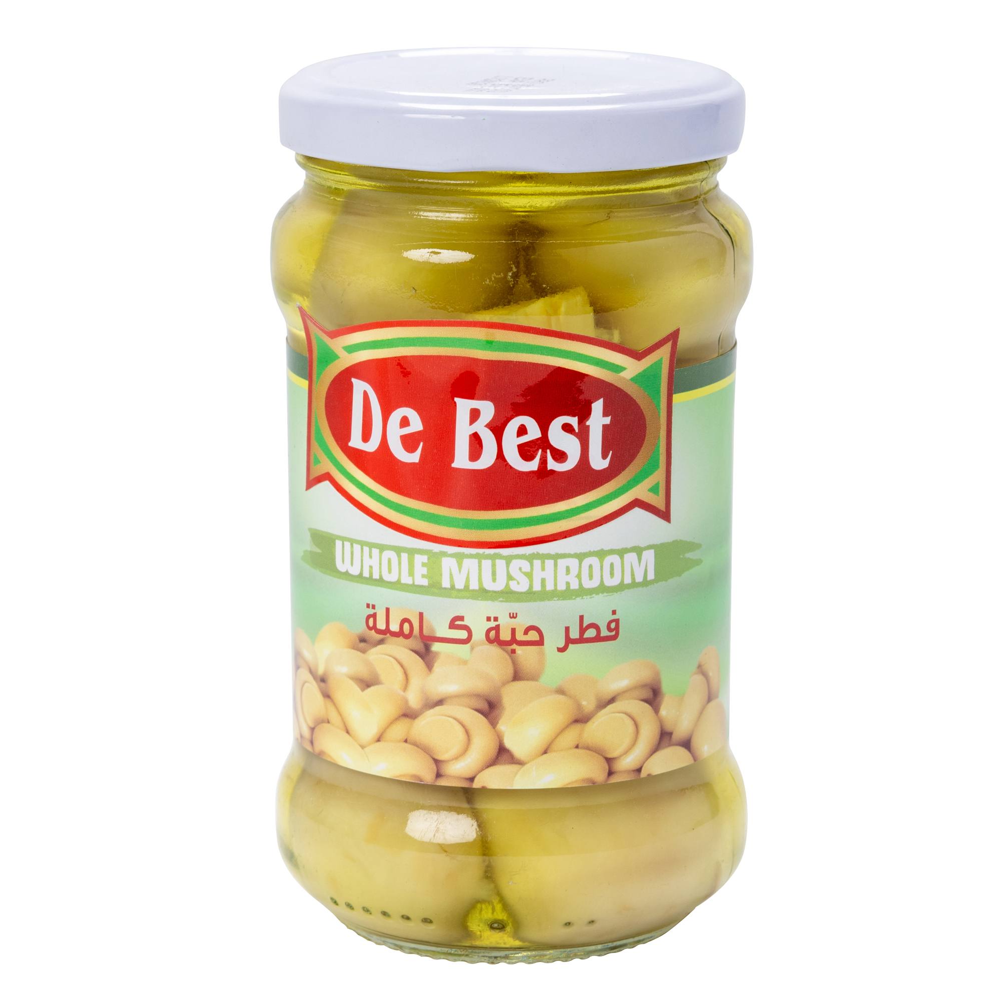 Ganze Champignons in Salzlake aus der Dose