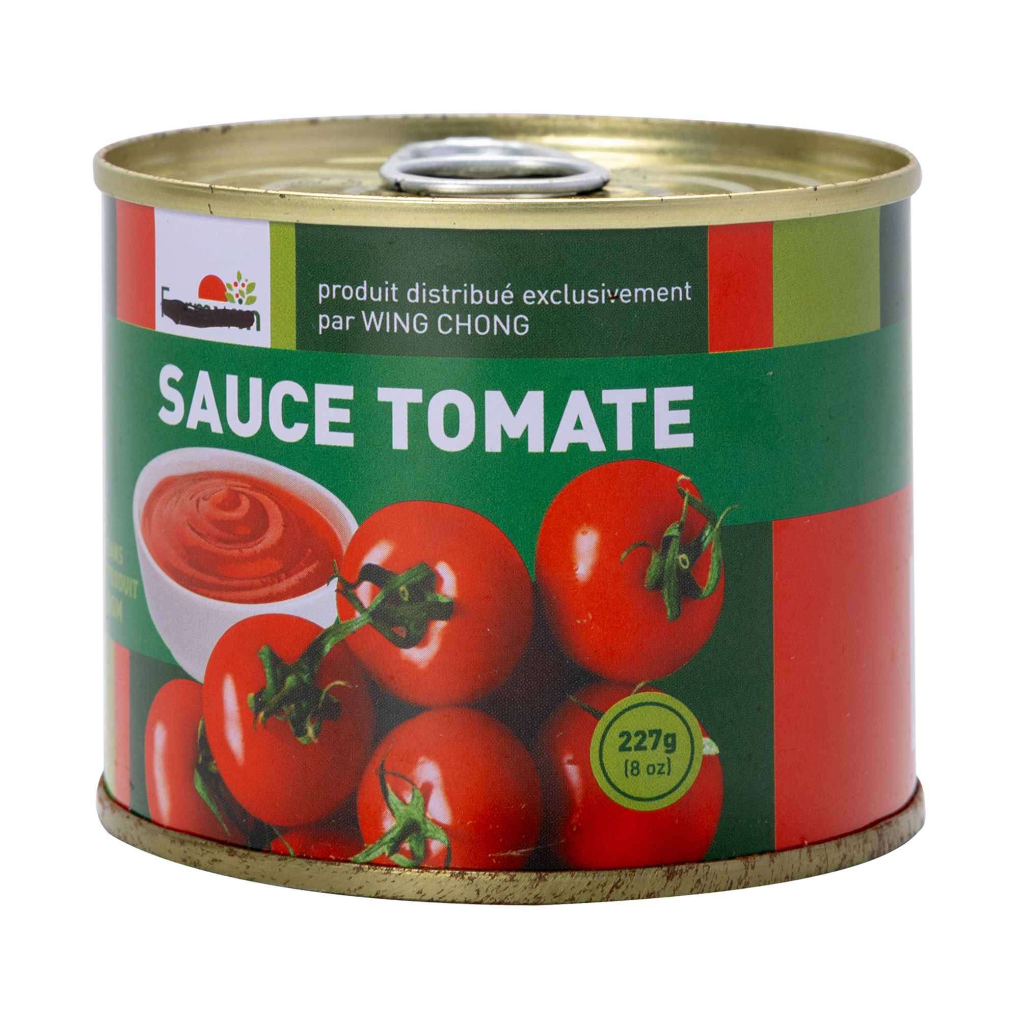 Tomatenmark in Dosen, Tomatensauce mit verschiedenen Paketen