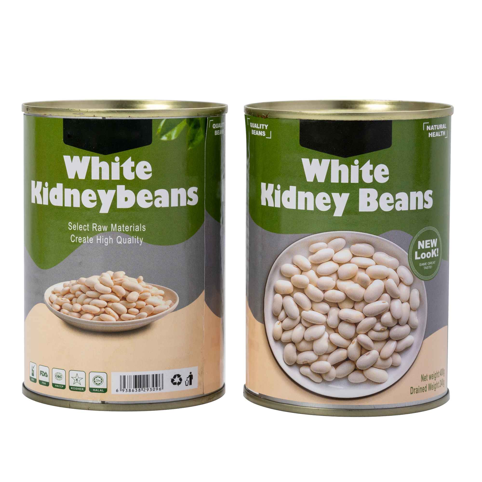 Feijão branco enlatado da nova temporada com alta qualidade